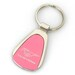 Lincoln Silver Tear Drop Metal Key Chain