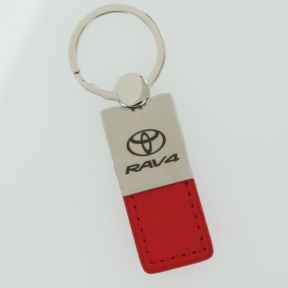 Toyota Rav4 Leather Key Ring red Etsy UK