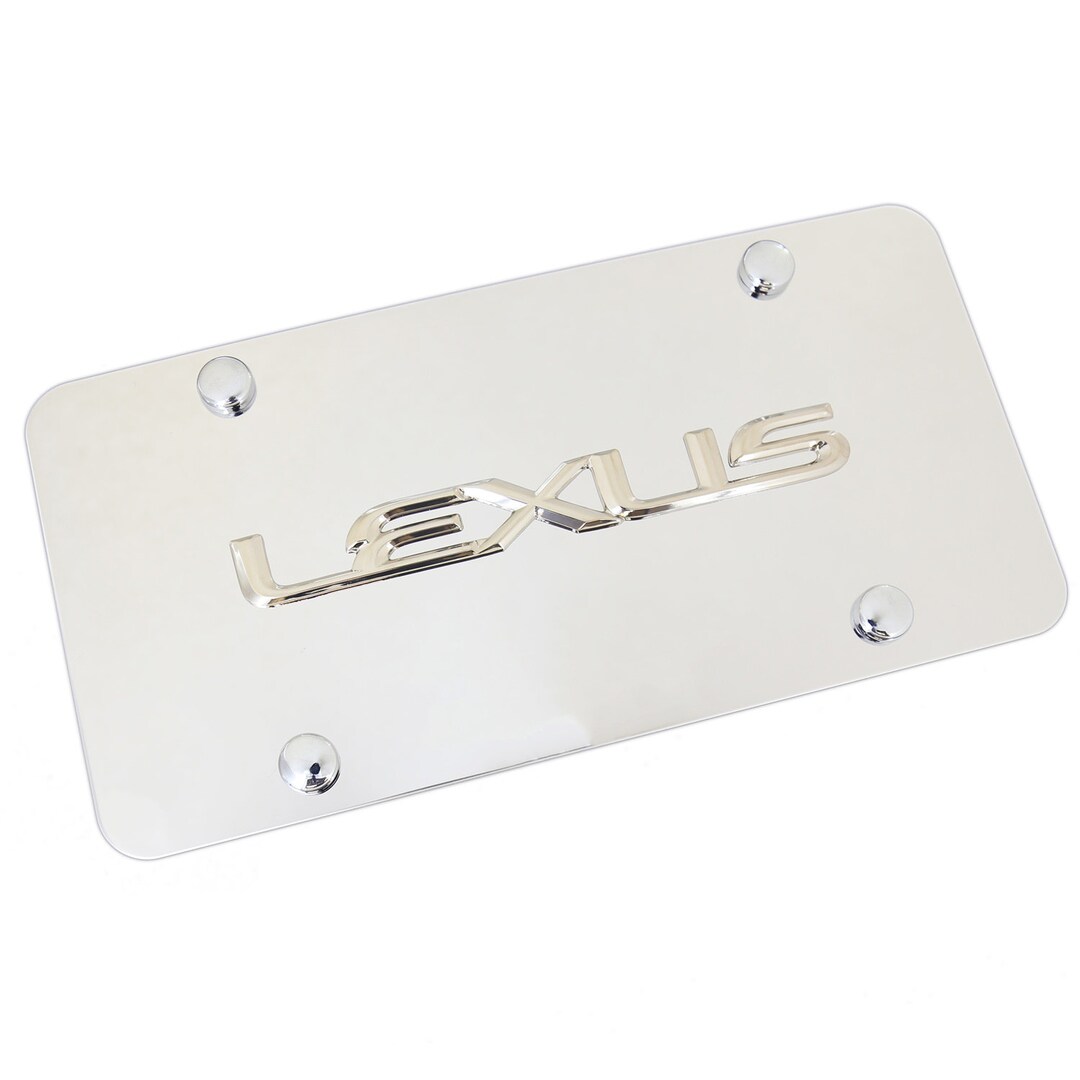 Lexus License Plate chrome Etsy