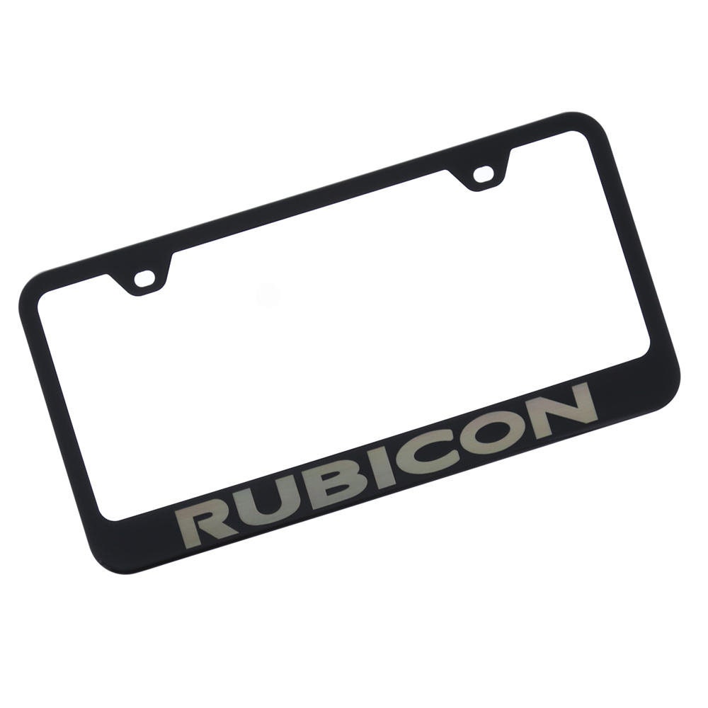 Jeep rubicon license plate frame black Etsy