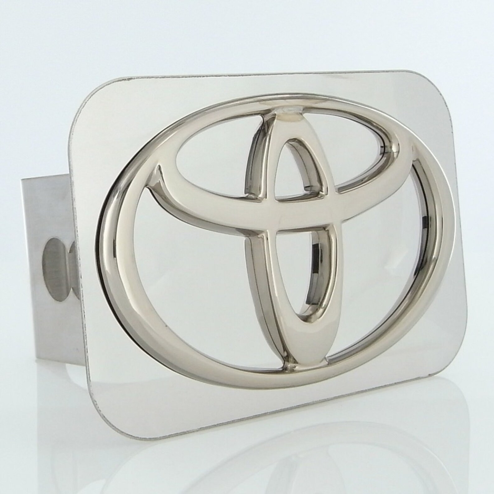 Toyota logo hitch cover plug chrome Etsy