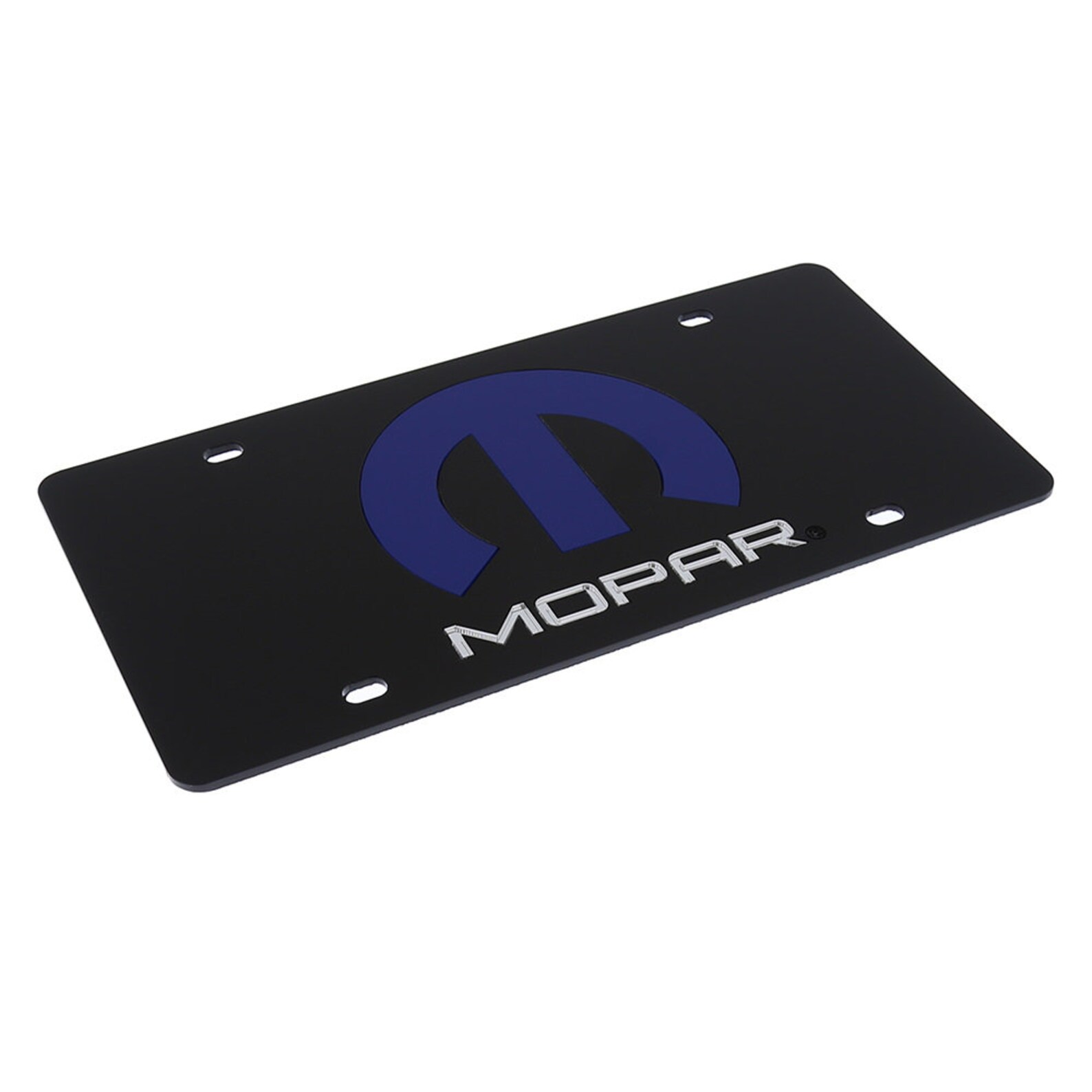 Mopar dual logo license plate black Etsy