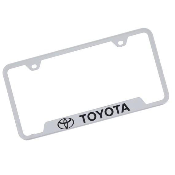 Toyota License Plate Frame chrome Etsy