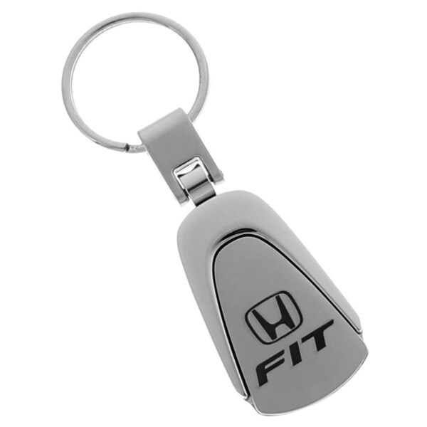 Honda Fit Tear Drop Keychain (Chrome)