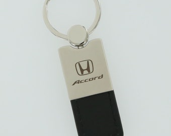 Honda accord leather key fob (black)