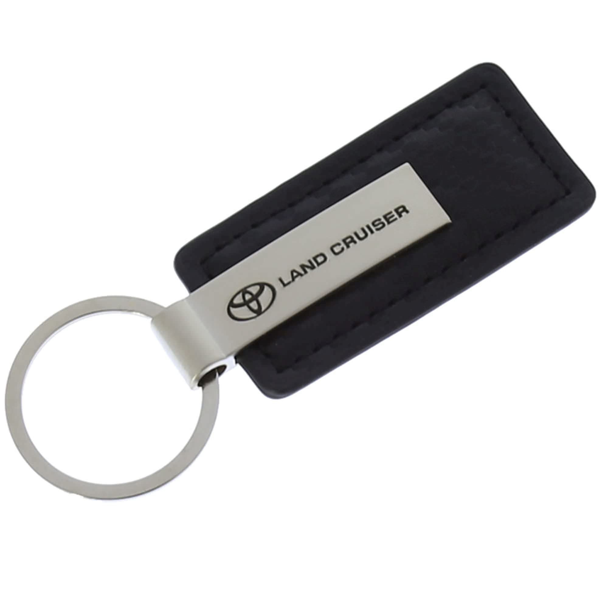 Accessoires de voiture Porte-clés en fibre de carbone Pendentif