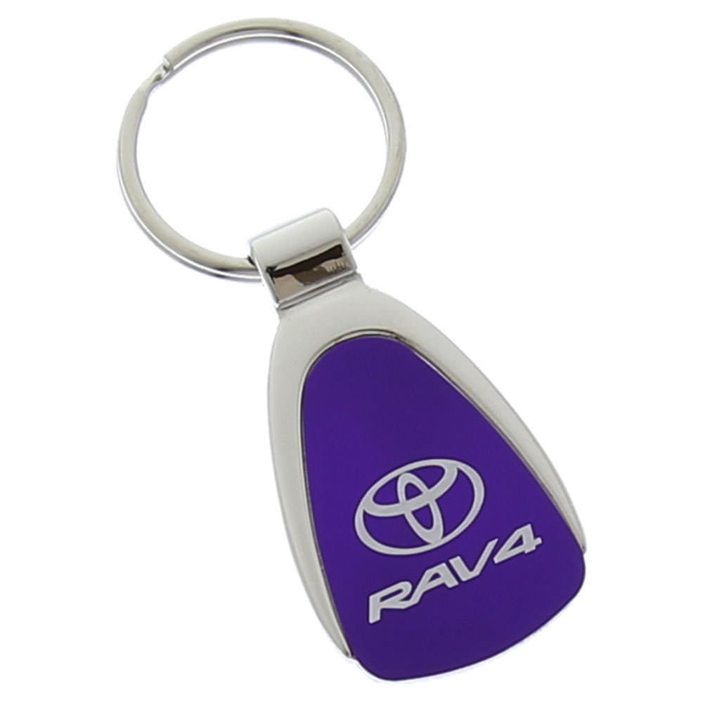 Toyota TRD Logo Tear Drop Authentic Chrome Key Fob Keyring Keychain Lanyard 