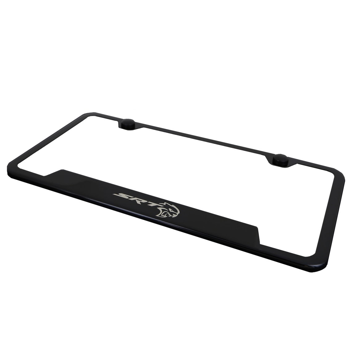 Dodge hellcat cut out license plate frame black Etsy