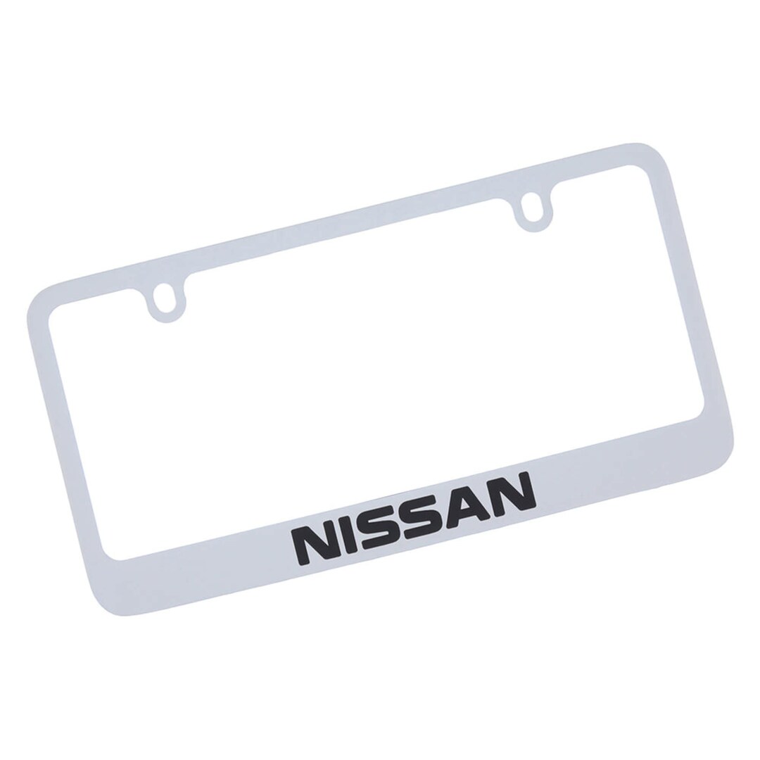 Nissan License Plate Frame chrome Etsy