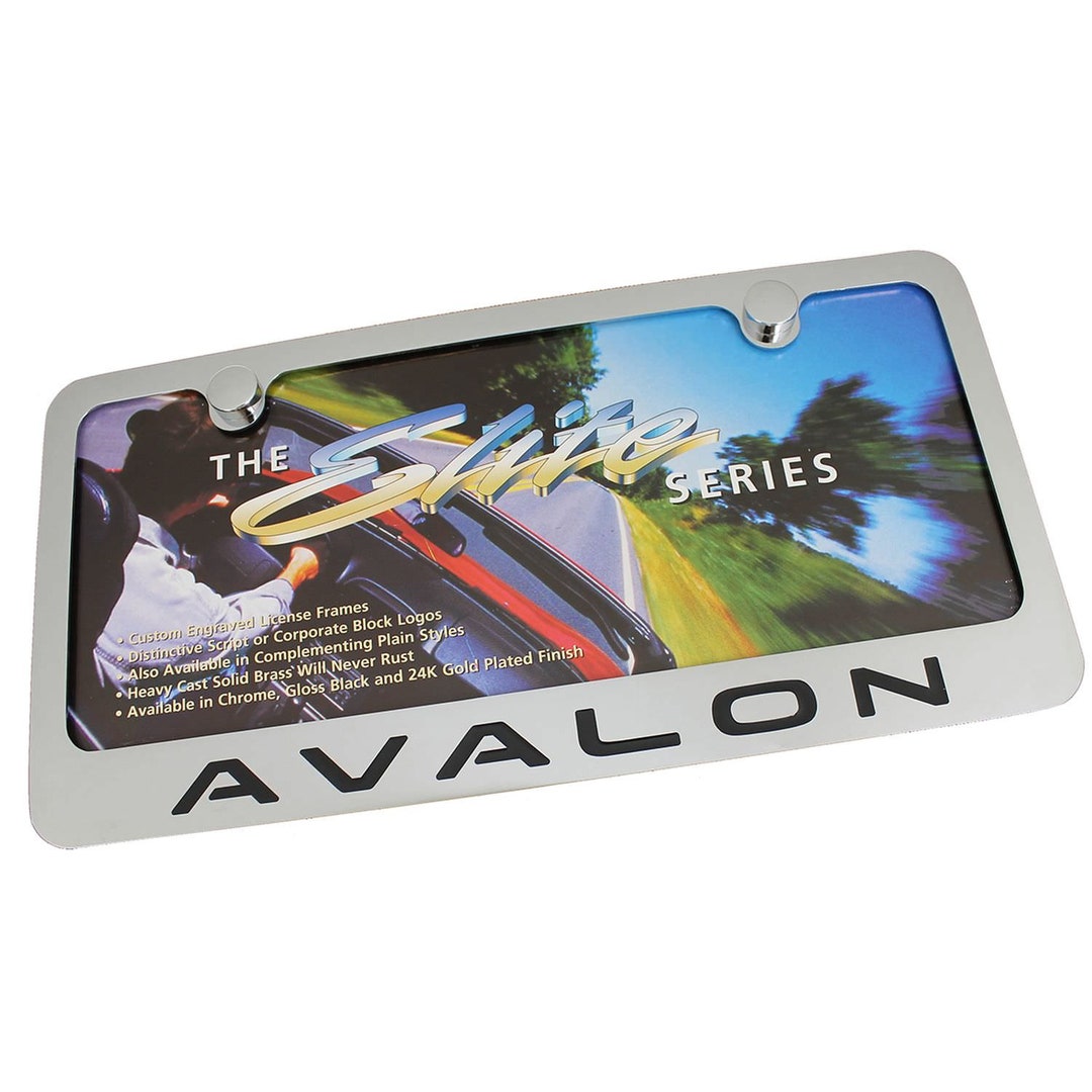 Toyota Avalon License Plate Frame chrome Etsy