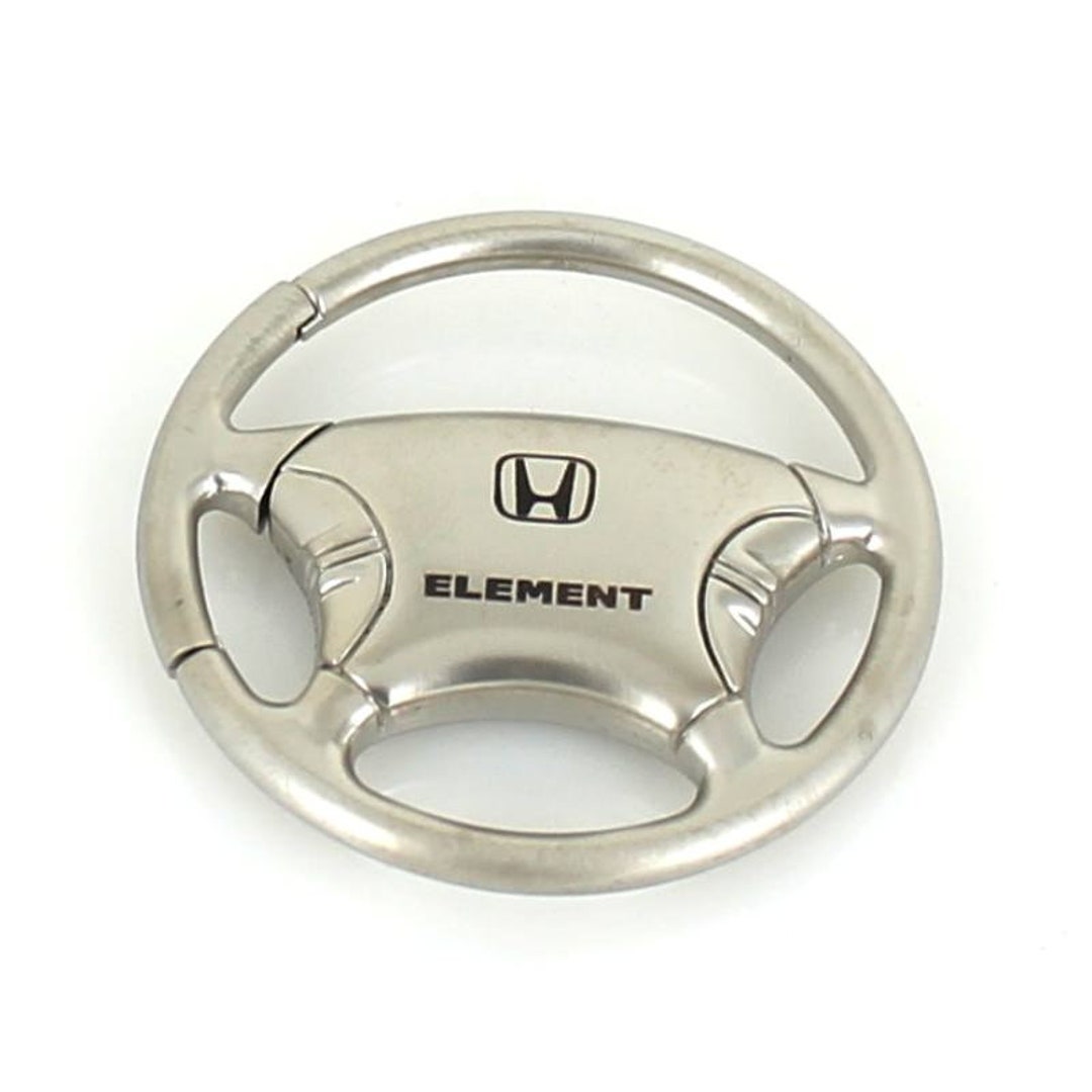 Honda Element Steering Wheel Keychain Chrome Etsy