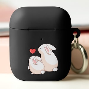 Adorabile custodia per AirPod e AirPods Pro Rabbit - Accessorio carino e protettivo per i tuoi auricolari wireless