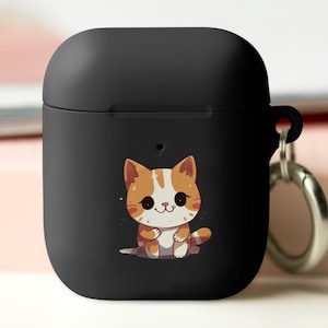Cute Cat Kitten AirPod and AirPod Pro Case - Kawaii Style Cover for Apple AirPods