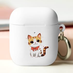 Cute Cat Kitten Kawaii Style AirPod and AirPod Pro Case - Stylish and Protective Accessories