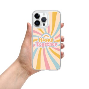 Hippy Psychedelic Happy Together iPhone Case - Vibrant Phone Cover