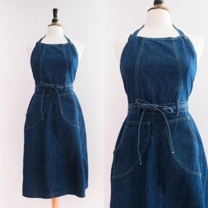 Vintage 1960’s Union-Made Denim Wrap Dress • XS/S