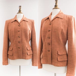 Vintage wollen blazer jaren 40/begin jaren 50 • M/L