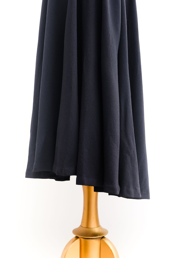 Vintage Late 1940’s/Early 1950’s Navy Crepe and L… - image 7