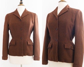 Vintage 1940’s/Early 1950’s Hebe Sports Wool Blazer • S