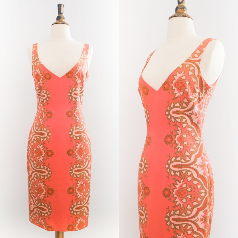 Vintage 1990s Pink Tracy Reese Dress XXS/XS image 1