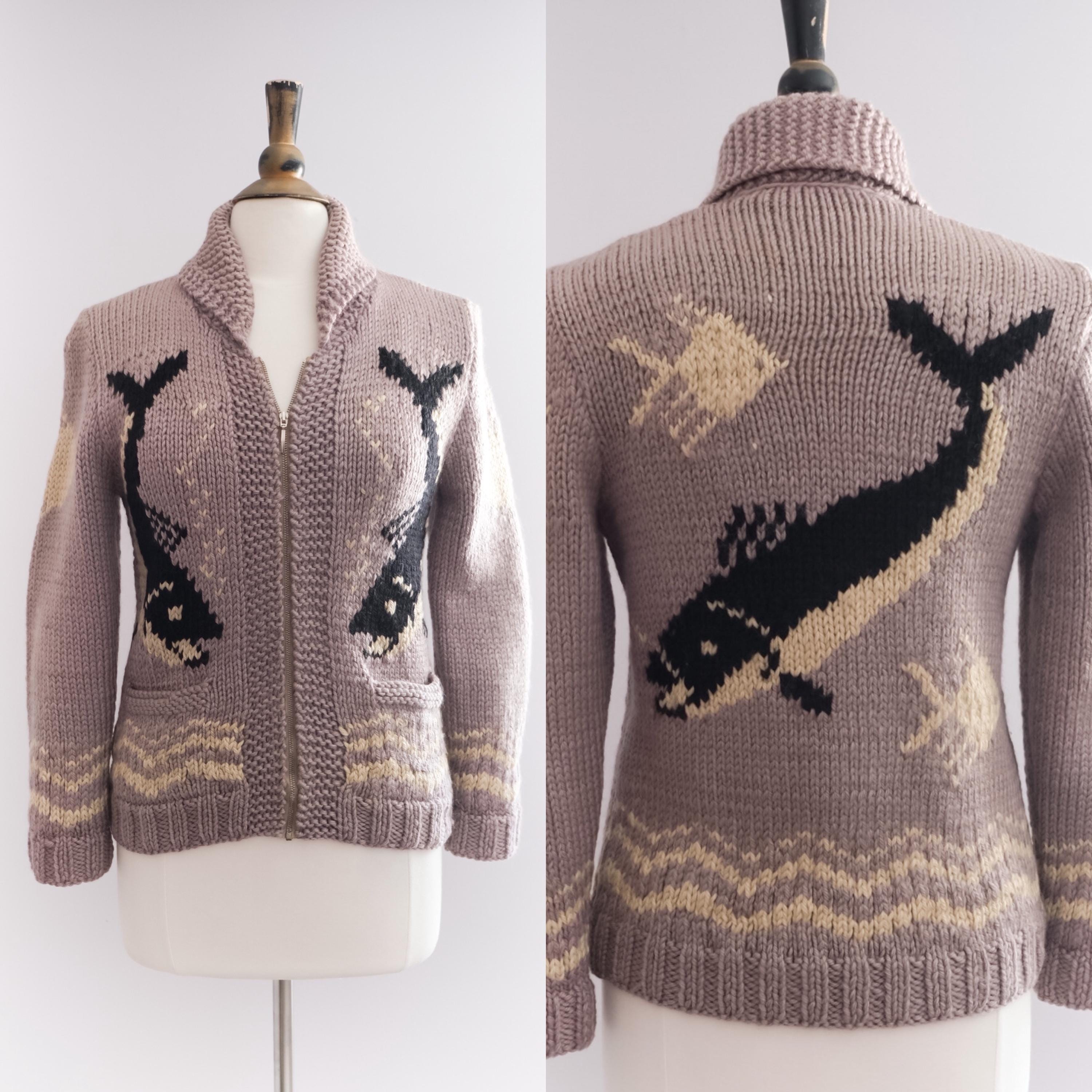 イ*ウ様 稀少柄【Canadian Sweater】SPOUTING WHALE Rare Pattern 【Canadian Sweater】SPOUTING WHALE Whale