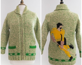Mary Maxim Sweater Angler's Pride New Wool Cardigan, Murder She