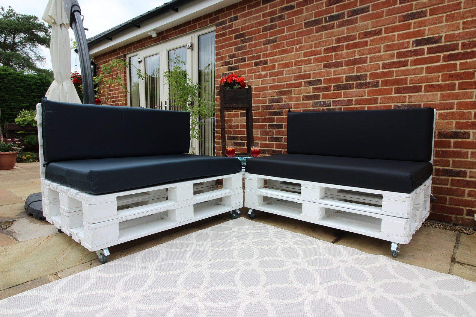 Outdoor Furniture Corner Unit Integrated Corner Table built Etsy