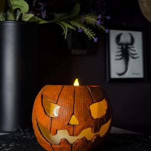 Jack O Lantern Candle Holder