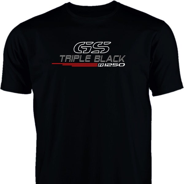 R 1250 GS Triple Black T-Shirt für BMW Fans R1250 GS