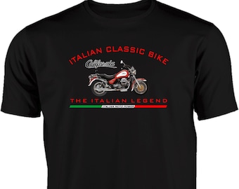 California Moto Guzzi  T-Shirt für Fans von schnellen  Italien Bikes