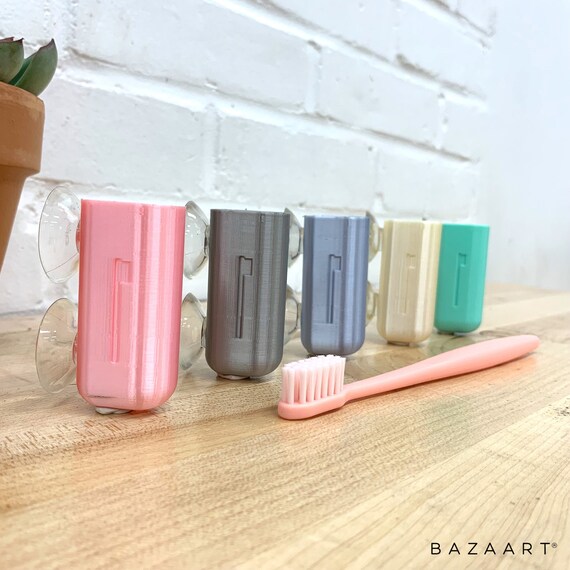 Wall Toothbrush Holder // Toothbrush Wall Mount // Minimalist - Etsy