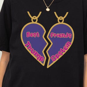 Best Friends Trump Epstein Unisex T-Shirt, Political Humor, Leftist Anti Trump Activist, Protest Tee, Anti MAGA Shirt, Funny Democrat Gift
