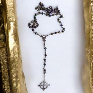 Full Size Crystal And Chain Ghost Rosary Ghost BC GhostBand Tobias Forge
