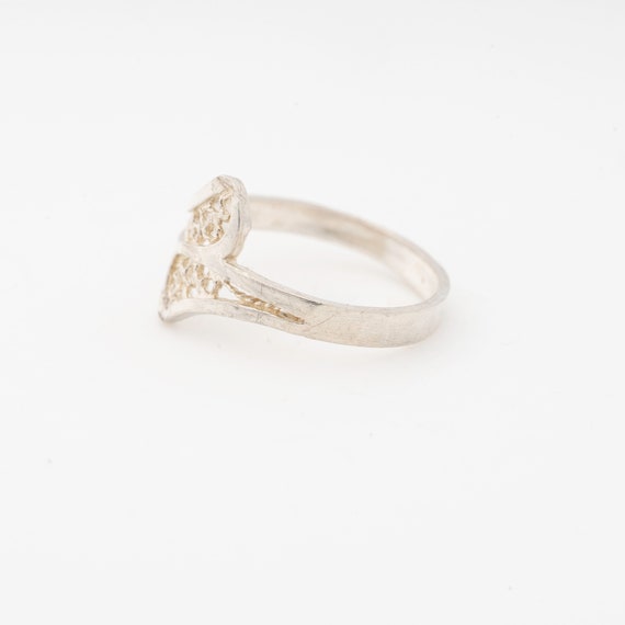 Crossover Ring, sterling silver, size 7 - image 2