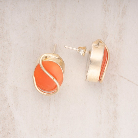 Oval Earrings, sterling Silver
