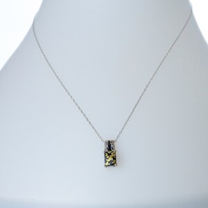 Black Onyx  925 sterling silver pendant and necklace