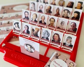 Printable Church History Guessing Game | Reformation Day | All Saints Day