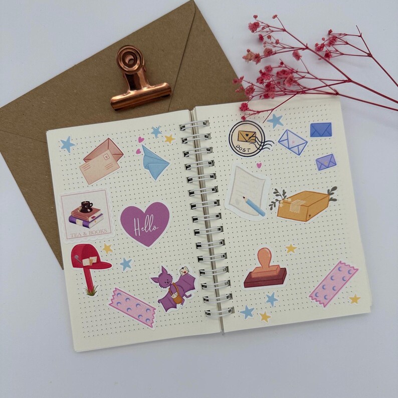 Postcrossing Sticker Sheet Vinyl Water Resistant Etsy Canada