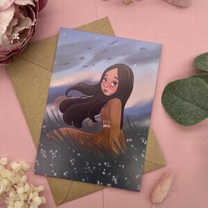 Achtsamkeit und Selbstliebe Postkarte