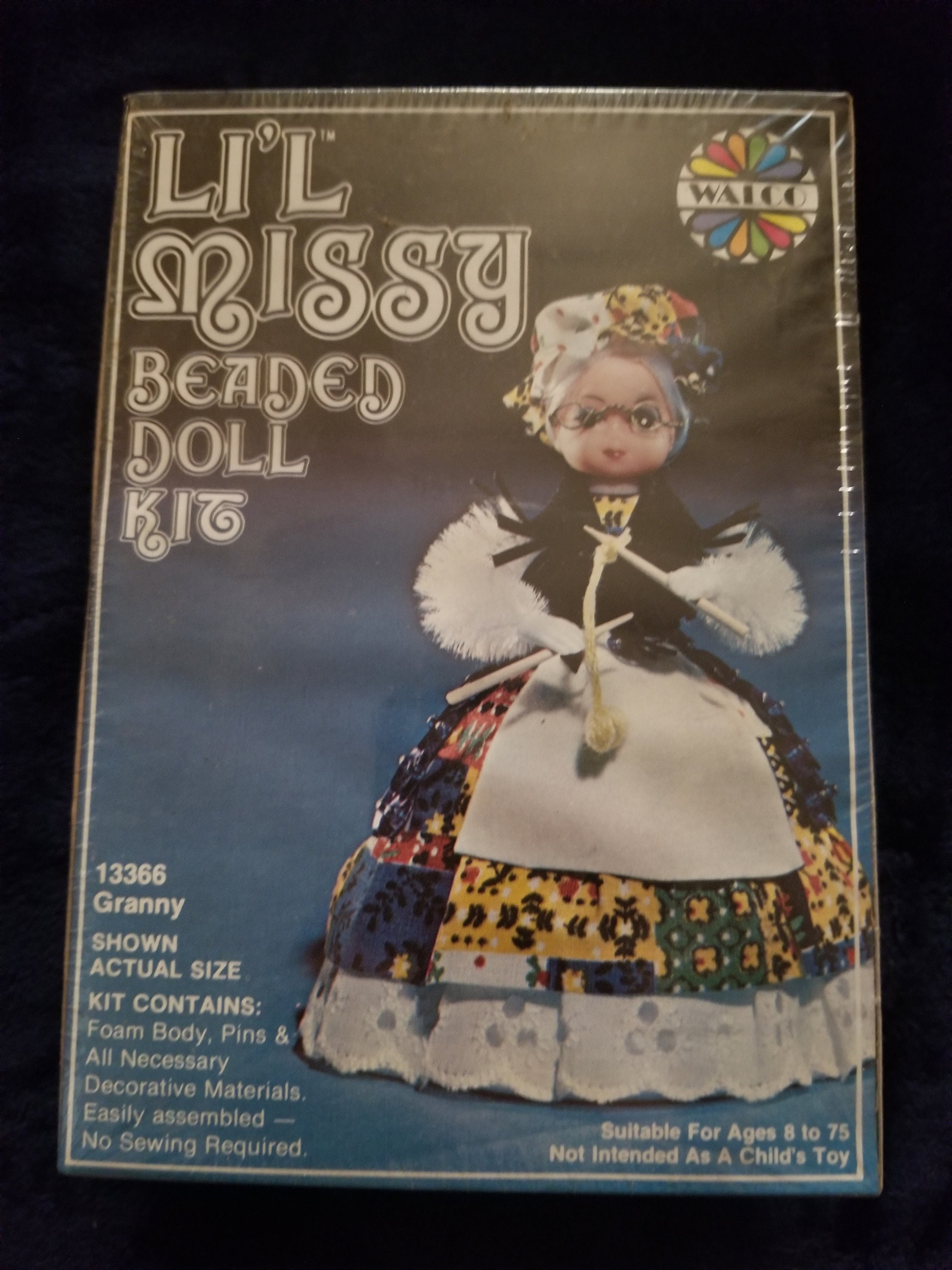 Li'l Missy Beaded Doll Kit Granny 13366 Walco Etsy