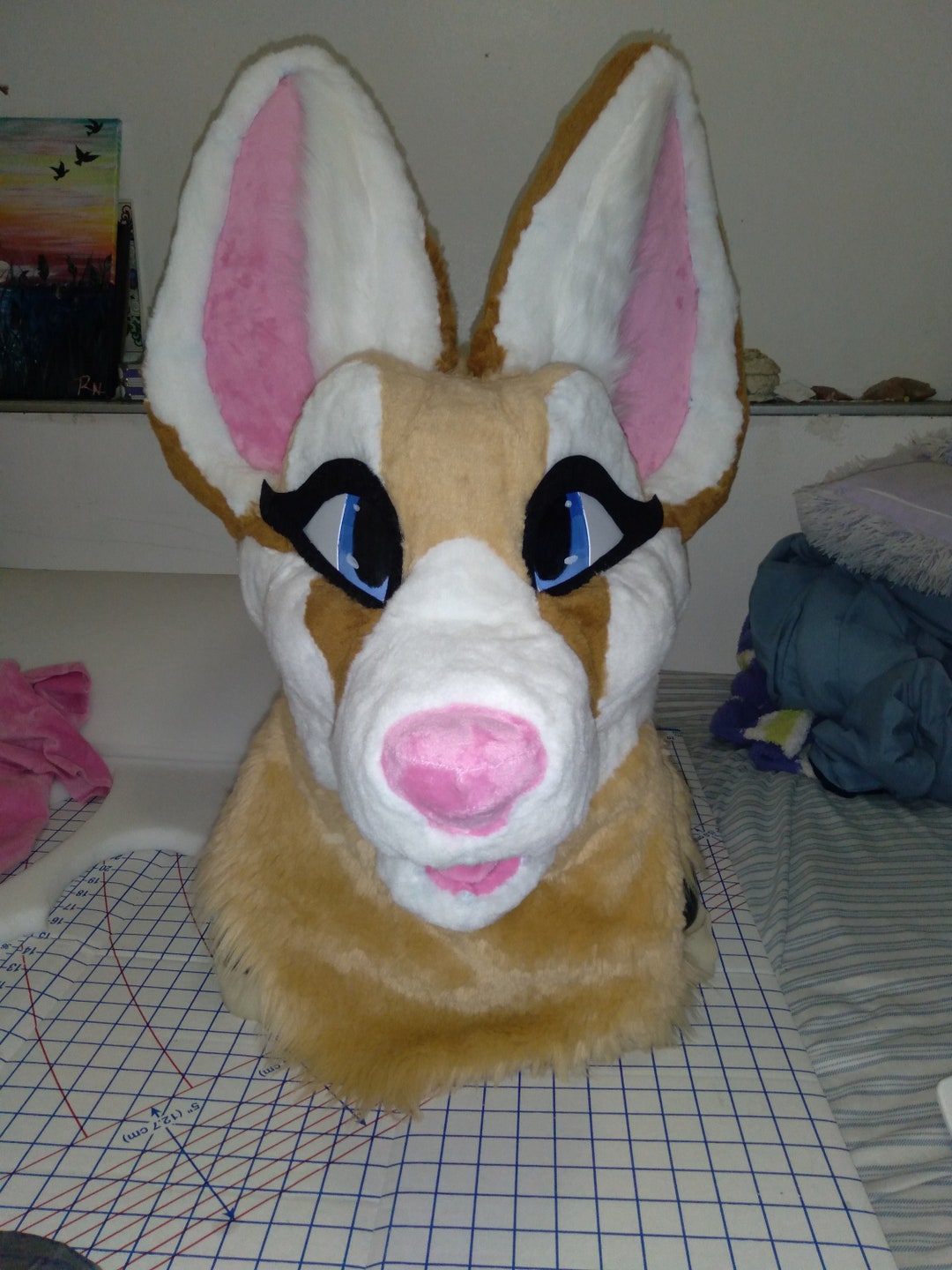 Premade Fennec Fox Fursuit Head Etsy