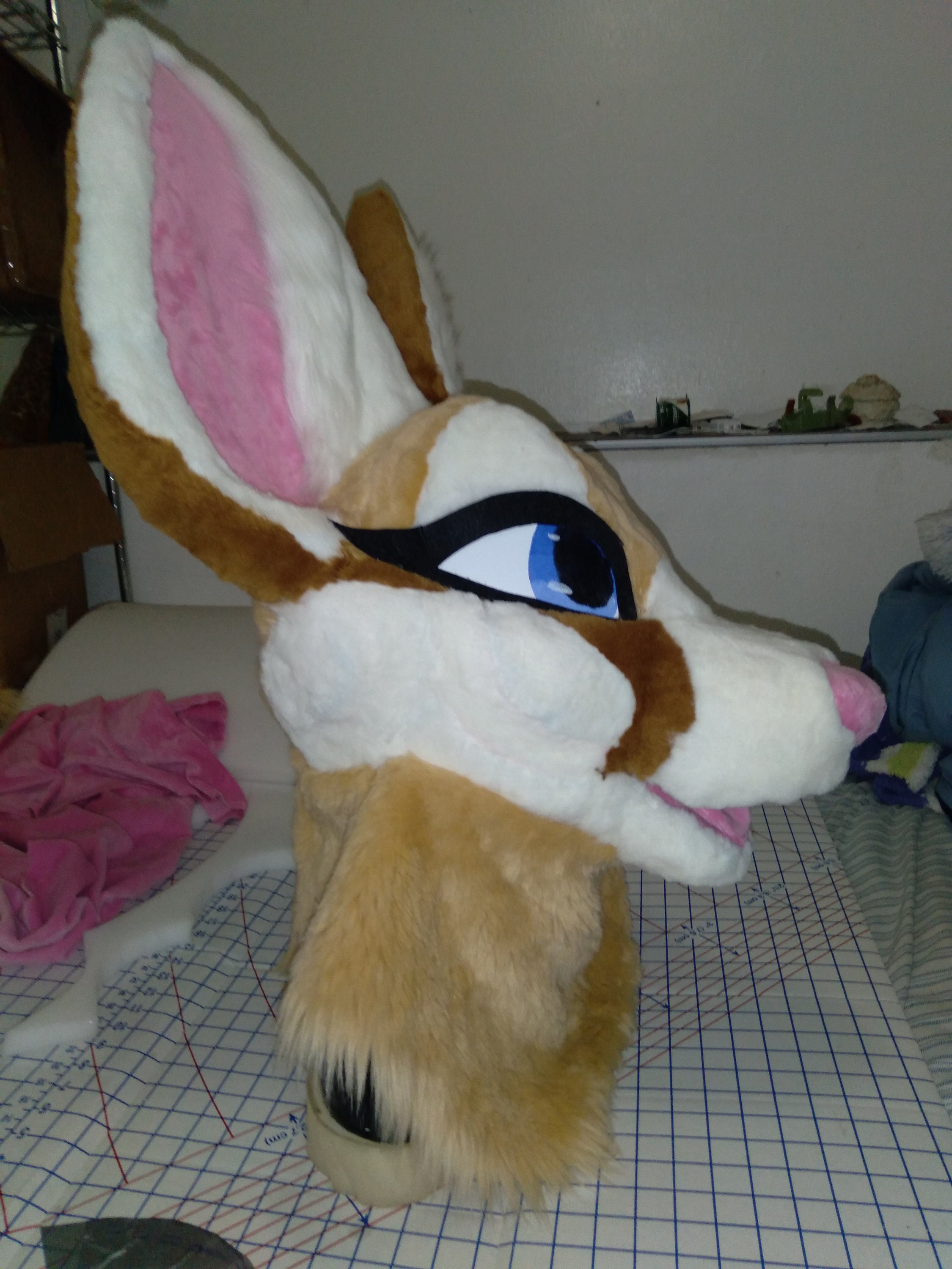 Premade Fennec Fox Fursuit Head Etsy