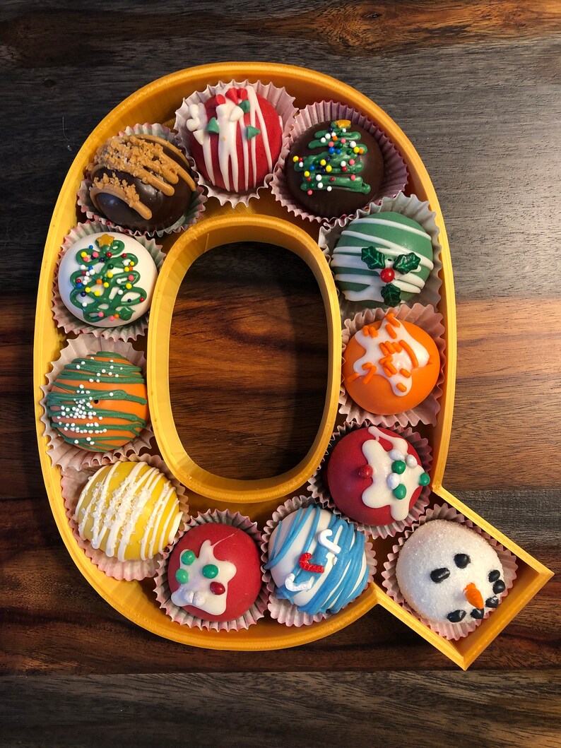 9 Inch Letter Boxes for Charcuterie Treats Cake Balls Etsy