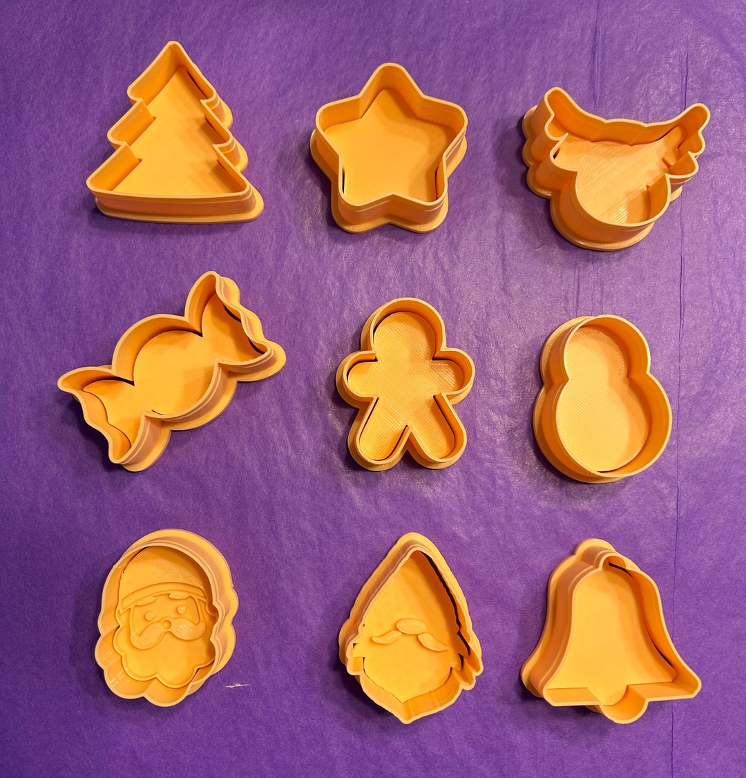 Christmas Cookie Cutters for Cake Pops and Smaller Cookies Etsy