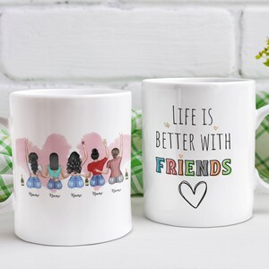 Best Friend Mug | Custom Best Friend Gift | Soul Sisters Mug | Long Distance Gift | Custom Girls Mug | Besties Mug | Sister Mug, Friends Mug