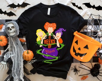 Camisa Hocus Pocus, camisas de fiesta de Halloween, Hocus Pocus, camiseta de las hermanas Sanderson, traje de Halloween, camisas de Halloween 2023, apesta a niños