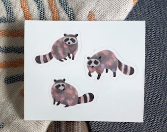 Raccoon - Small Sticker Sheet