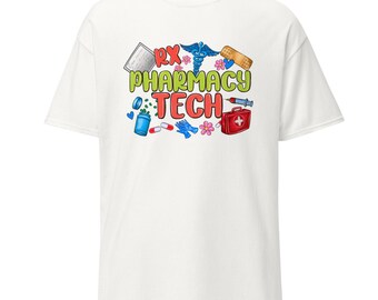 Pharmacy Tech T-Shirt, Healthcare Worker Unisex Tee