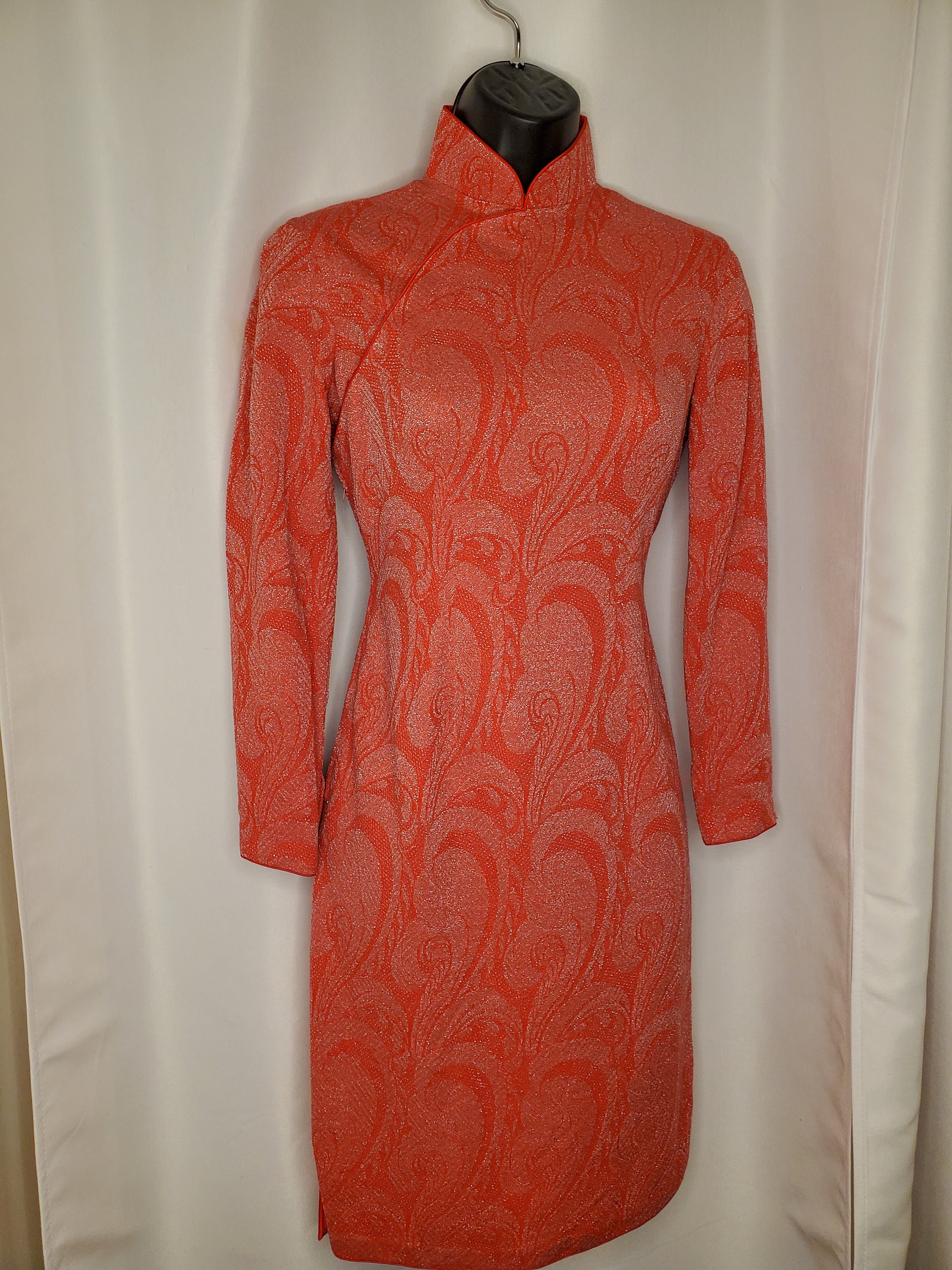 Long-Sleeve Modern Qipao