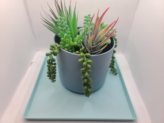 3D Printed Square Plant Pot Drainage Trays, Eco-friendly Plastic (set of 3)  - Etsy